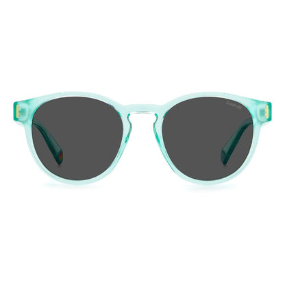 Blue Plastic Sunglasses-Polaroid-LabelTerrace.com