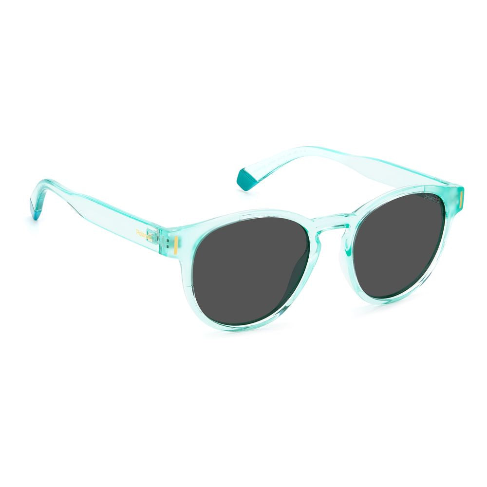 Blue Plastic Sunglasses-Polaroid-LabelTerrace.com