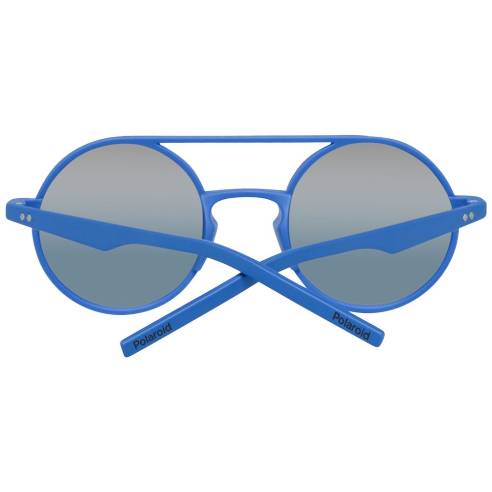 Blue Plastic Sunglasses-Polaroid-LabelTerrace.com
