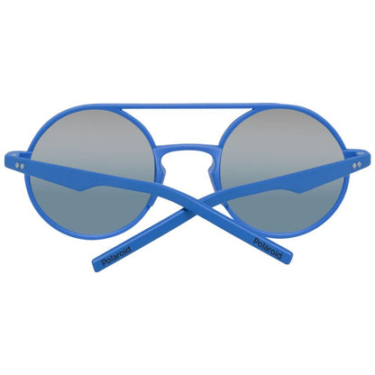 Blue Plastic Sunglasses-Polaroid-LabelTerrace.com