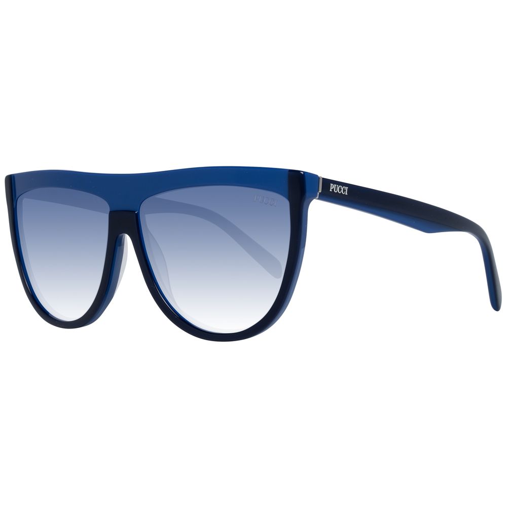 Blue Plastic Sunglasses-Emilio Pucci-LabelTerrace.com