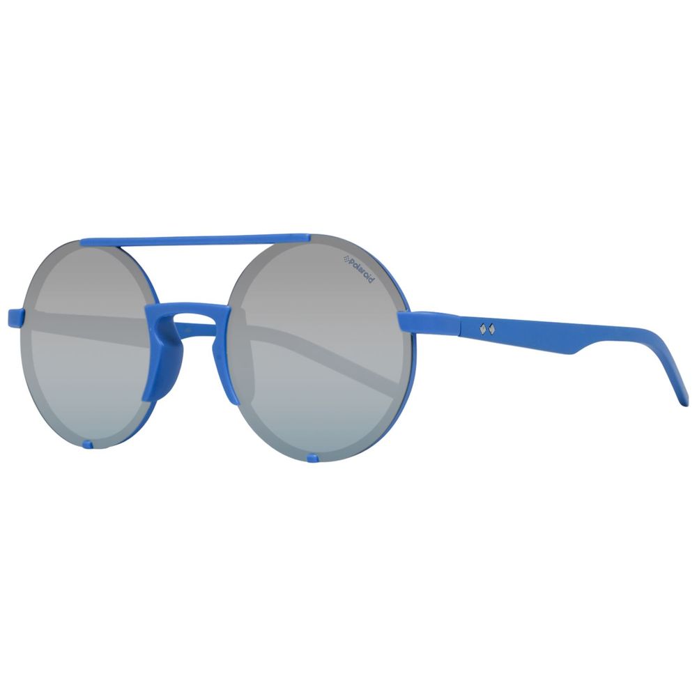 Blue Plastic Sunglasses-Polaroid-LabelTerrace.com