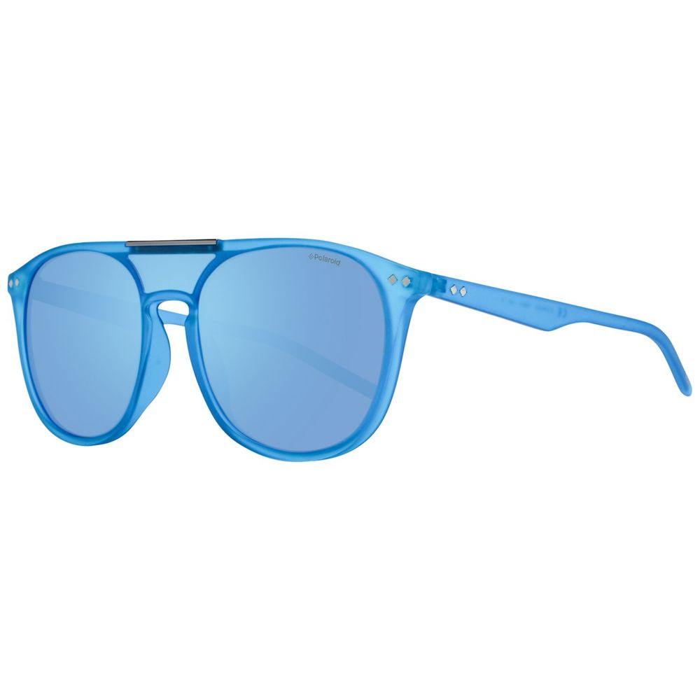 Blue Plastic Sunglasses-Polaroid-LabelTerrace.com