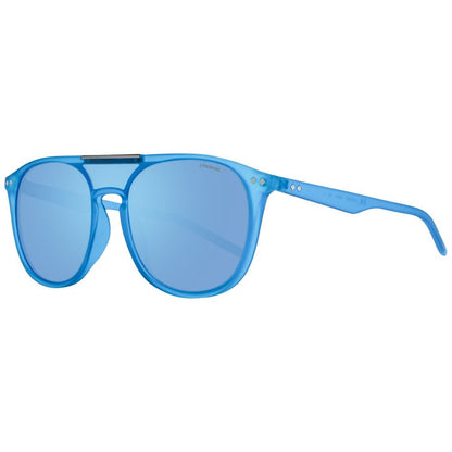 Blue Plastic Sunglasses-Polaroid-LabelTerrace.com