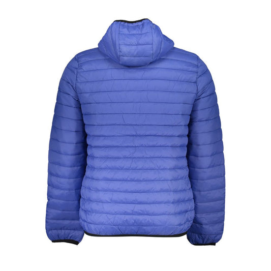 Blue Polyamide Jackets & Coat-Gianmarco Venturi-LabelTerrace.com