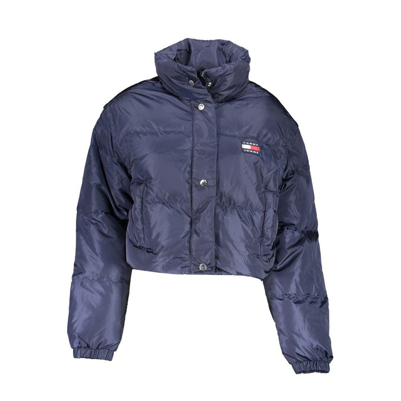 Blue Polyamide Jackets & Coat-Tommy Hilfiger-LabelTerrace.com
