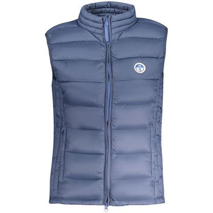 Blue Polyamide Jackets & Coat