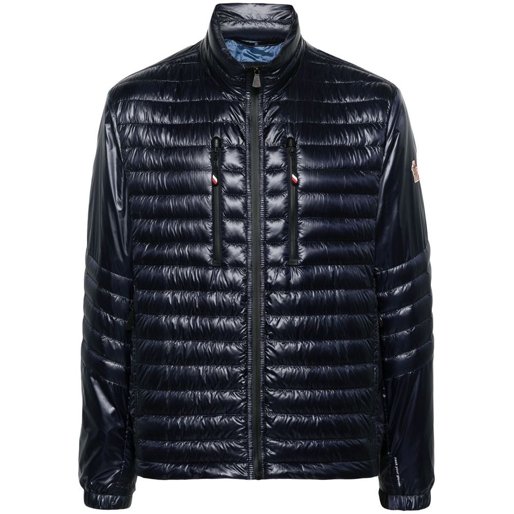 Blue Polyamide Men Jacket-Moncler-LabelTerrace.com