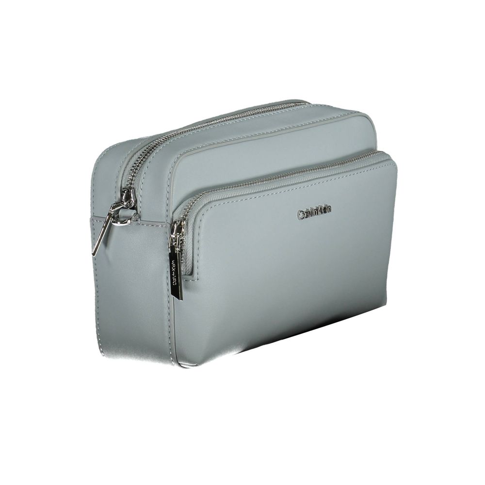 Blue Polyester Handbag-Calvin Klein-LabelTerrace.com