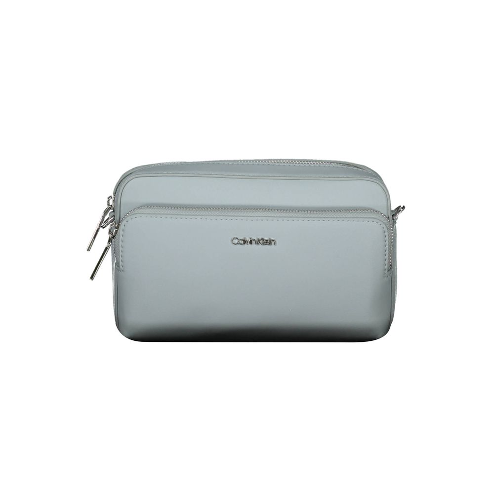 Blue Polyester Handbag-Calvin Klein-LabelTerrace.com