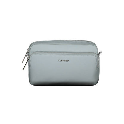 Blue Polyester Handbag-Calvin Klein-LabelTerrace.com