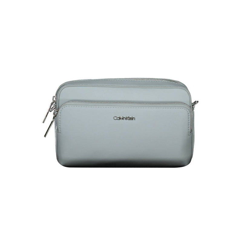 Blue Polyester Handbag-Calvin Klein-LabelTerrace.com