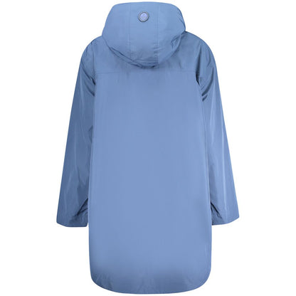Blue Polyester Jackets & Coat