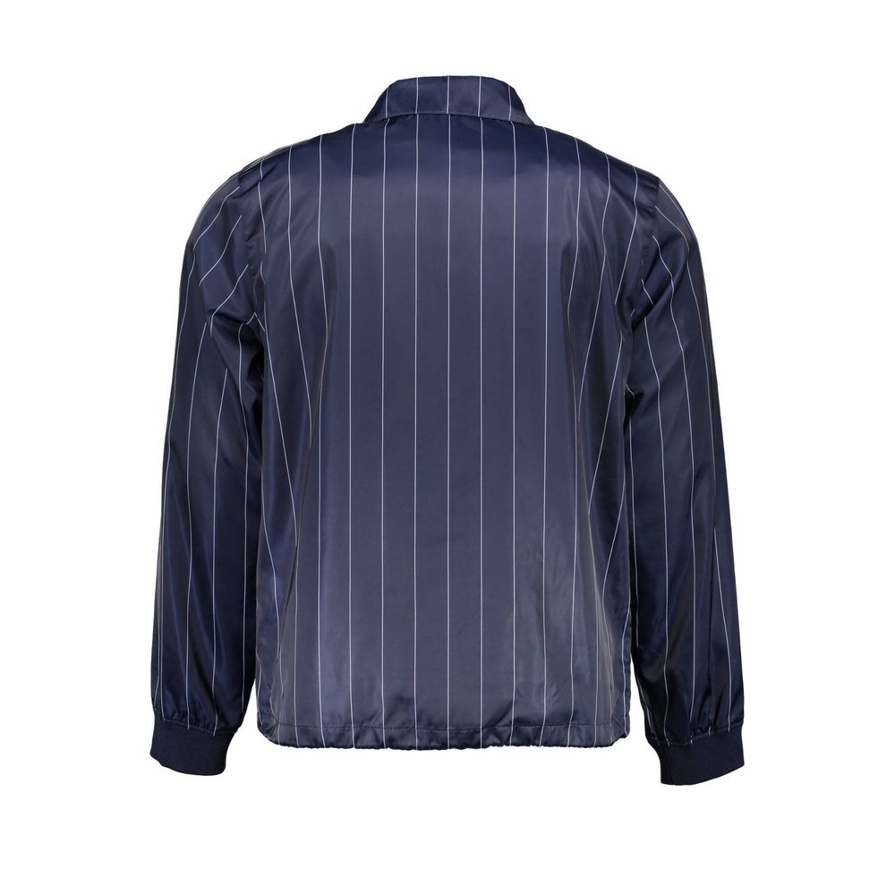 Blue Polyester Men Jacket-Gant-LabelTerrace.com