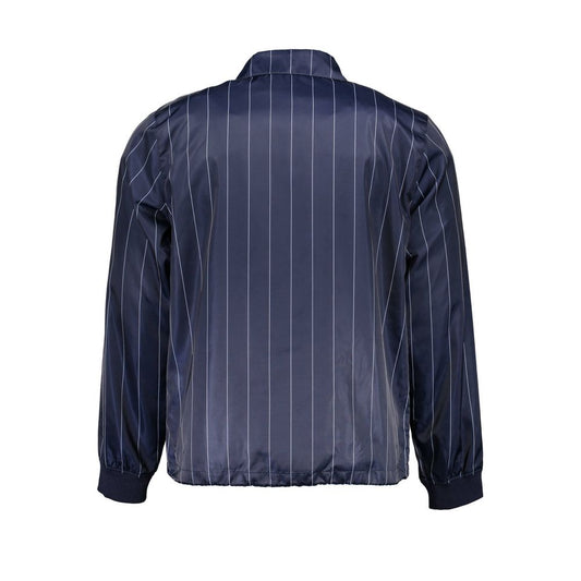 Blue Polyester Men Jacket-Gant-LabelTerrace.com