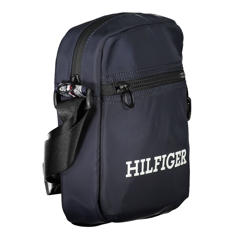 Blue Polyester Men Shoulder Bag-Tommy Hilfiger-LabelTerrace.com