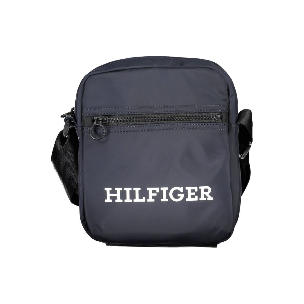Blue Polyester Men Shoulder Bag-Tommy Hilfiger-LabelTerrace.com