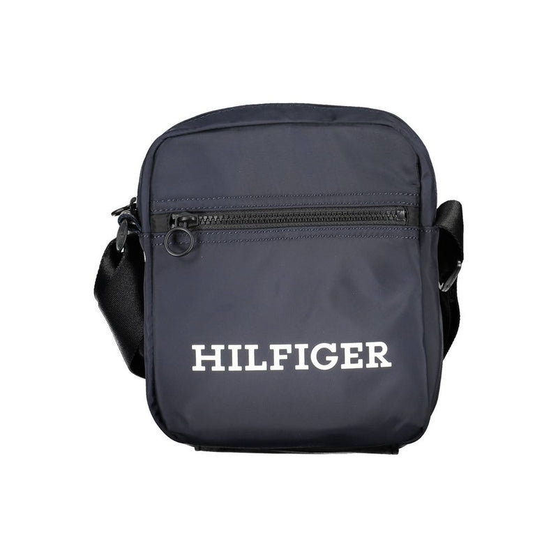 Blue Polyester Men Shoulder Bag-Tommy Hilfiger-LabelTerrace.com