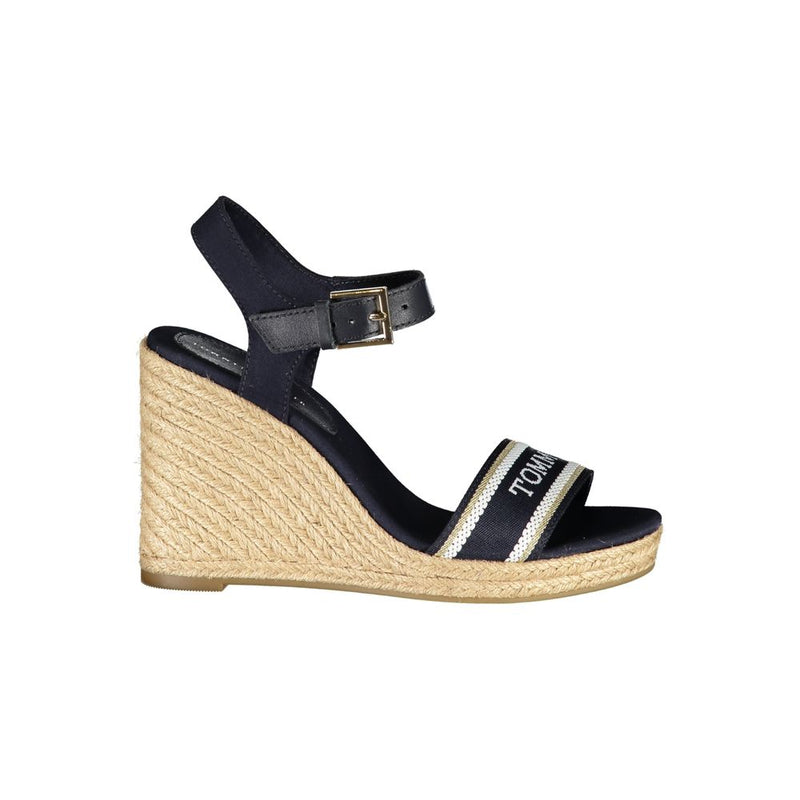 Blue Polyester Sandal-Tommy Hilfiger-LabelTerrace.com