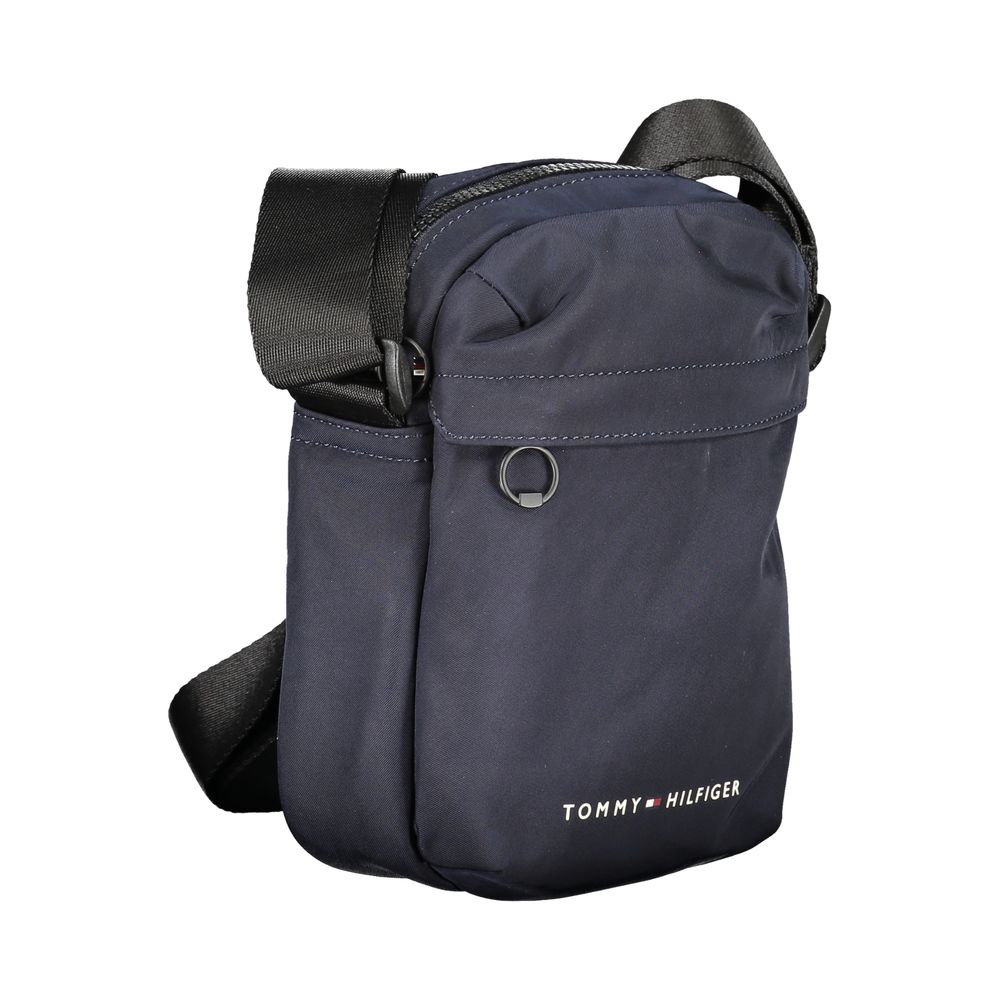 Blue Polyester Shoulder Bag-Tommy Hilfiger-LabelTerrace.com