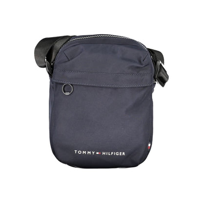 Blue Polyester Shoulder Bag-Tommy Hilfiger-LabelTerrace.com