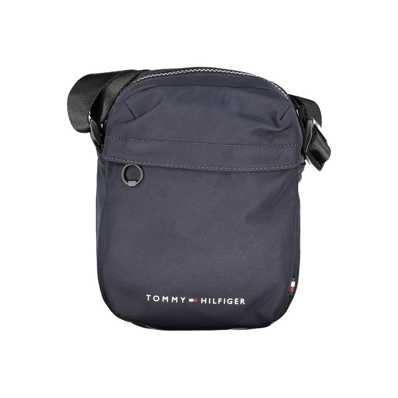 Blue Polyester Shoulder Bag-Tommy Hilfiger-LabelTerrace.com