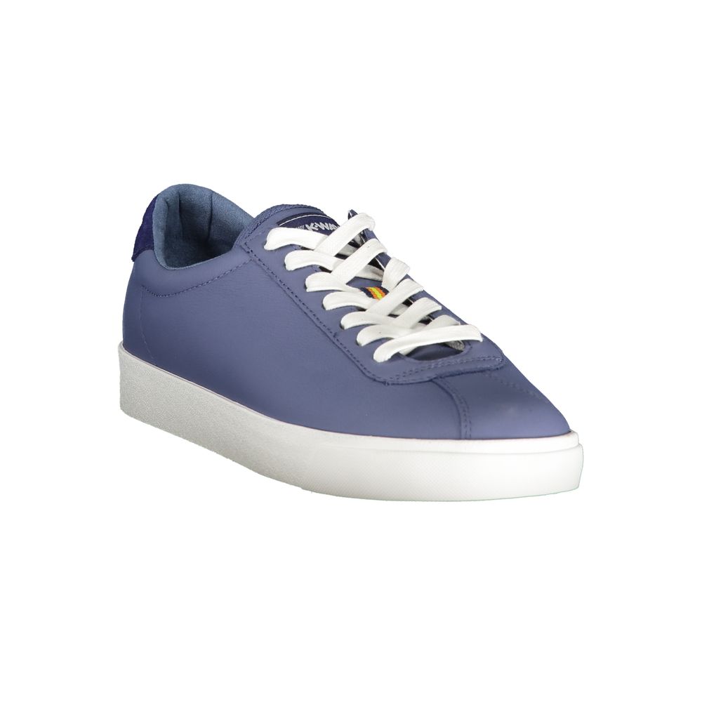 Blue Polyester Sneaker
