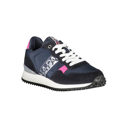 Blue Polyester Sneaker-Napapijri-LabelTerrace.com