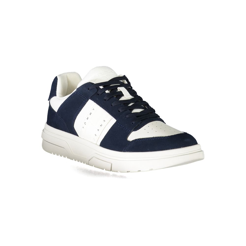 Blue Polyester Sneaker-Tommy Hilfiger-LabelTerrace.com