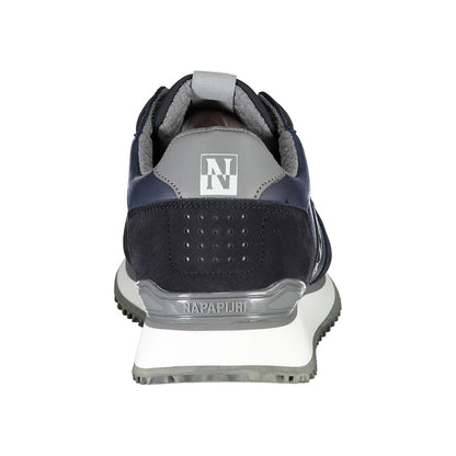 Blue Polyester Sneaker