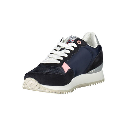 Blue Polyester Sneaker-Napapijri-LabelTerrace.com