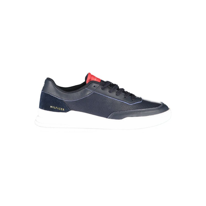 Blue Polyester Sneaker-Tommy Hilfiger-LabelTerrace.com