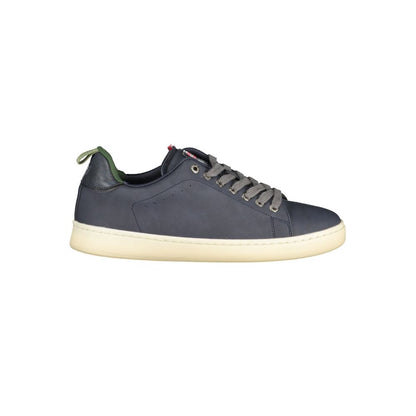 Blue Polyester Sneaker