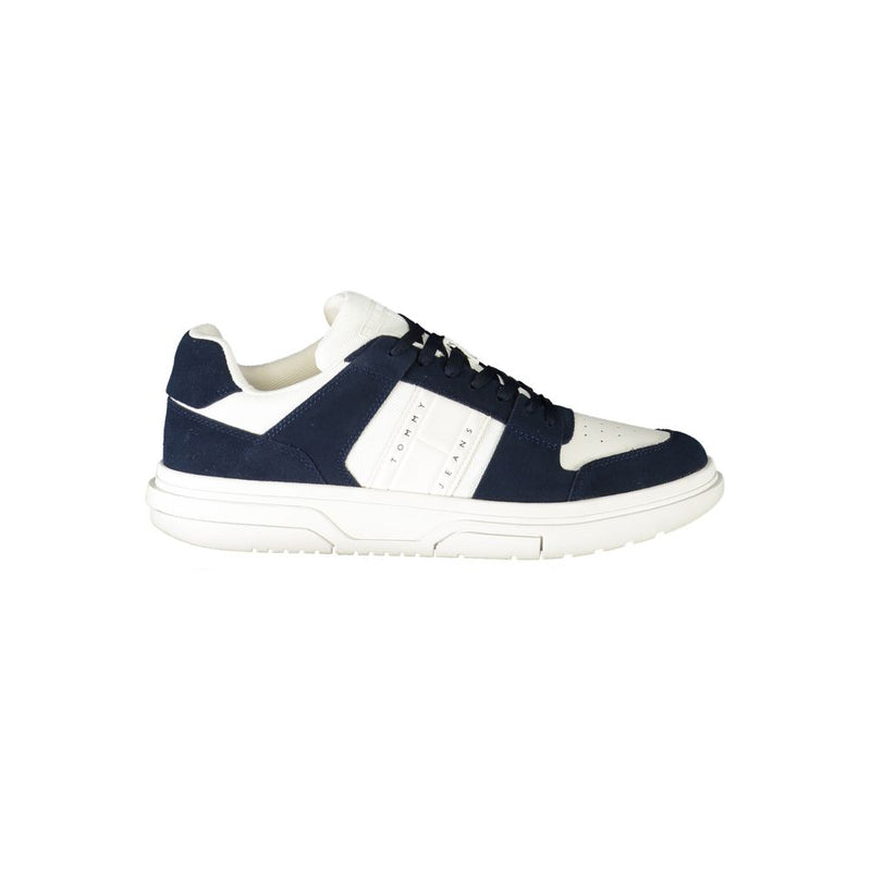 Blue Polyester Sneaker-Tommy Hilfiger-LabelTerrace.com