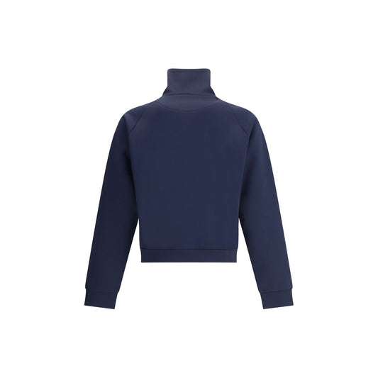 Blue Polyester Sweatshirt