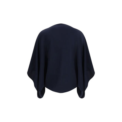 Blue Polyester Sweatshirt