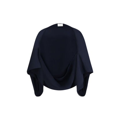 Blue Polyester Sweatshirt