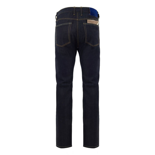 Blue Polyester Tapered Jeans-Jacob Cohen-LabelTerrace.com