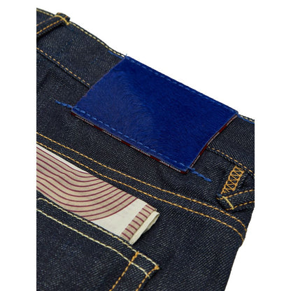 Blue Polyester Tapered Jeans-Jacob Cohen-LabelTerrace.com