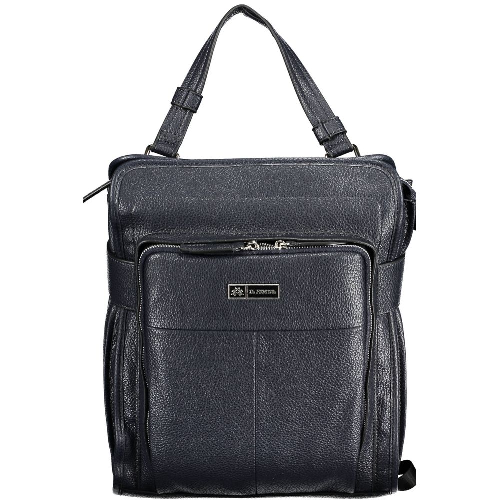 Blue Polyethylene Backpack-La Martina-LabelTerrace.com