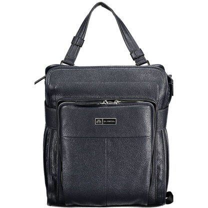 Blue Polyethylene Backpack-La Martina-LabelTerrace.com