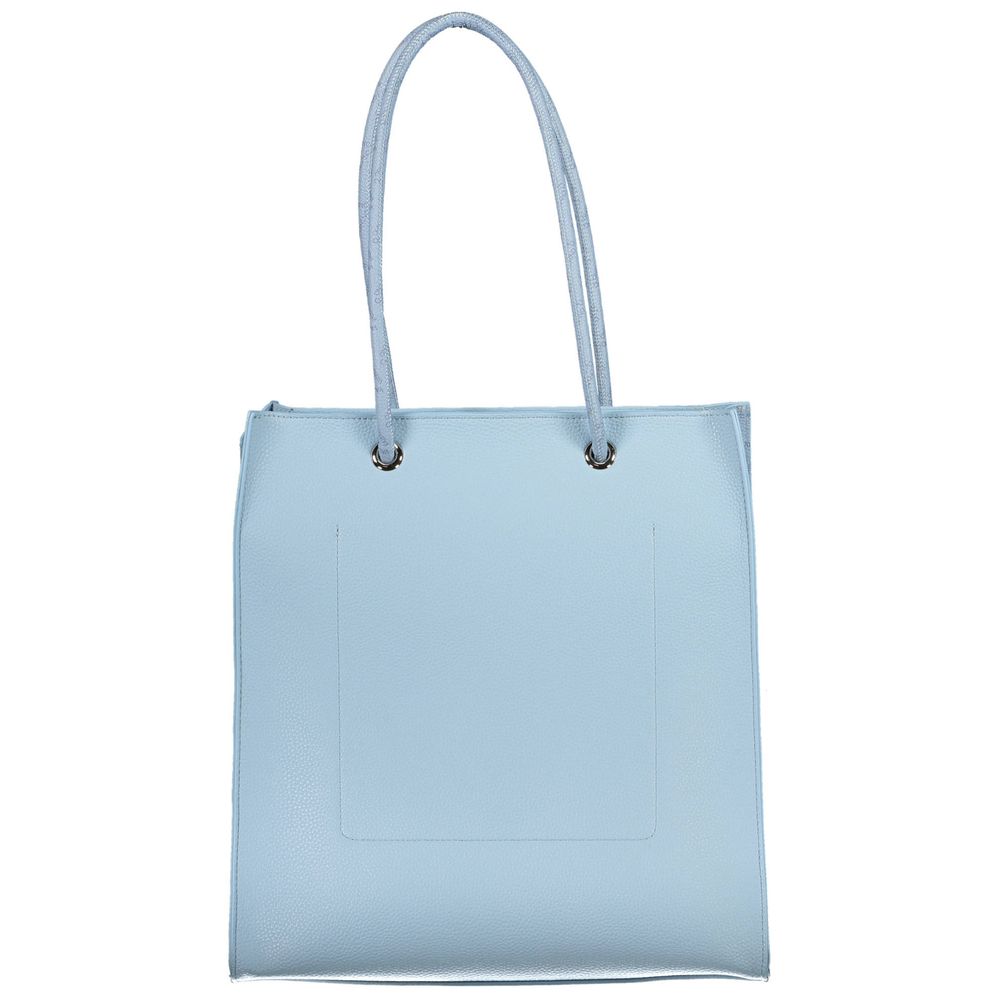 Blue Polyethylene Handbag-Mario Valentino-LabelTerrace.com
