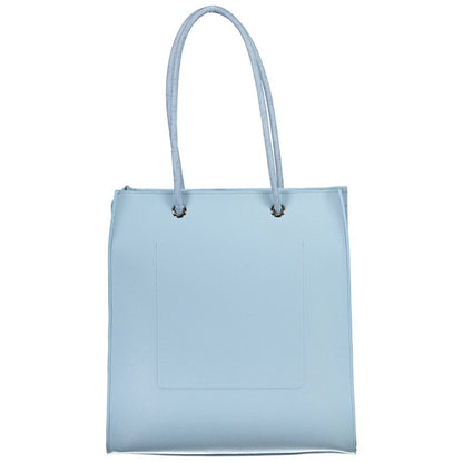 Blue Polyethylene Handbag-Mario Valentino-LabelTerrace.com