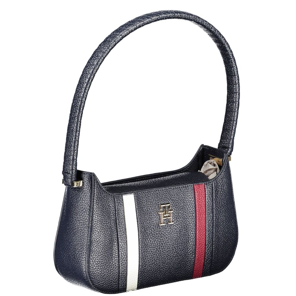 Blue Polyethylene Handbag-Tommy Hilfiger-LabelTerrace.com