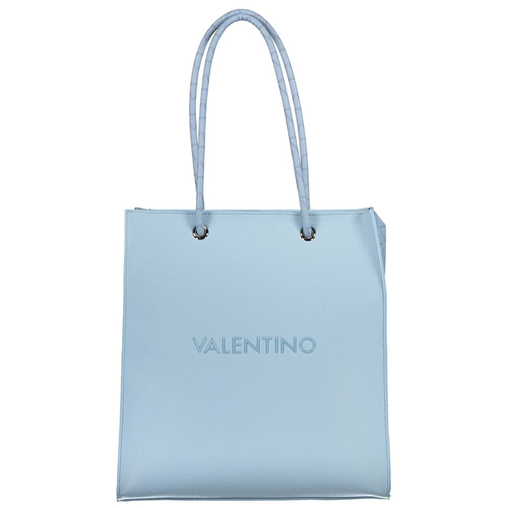 Blue Polyethylene Handbag-Mario Valentino-LabelTerrace.com