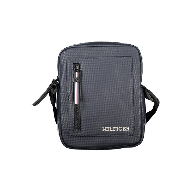 Blue Polyethylene Men Shoulder Bag-Tommy Hilfiger-LabelTerrace.com