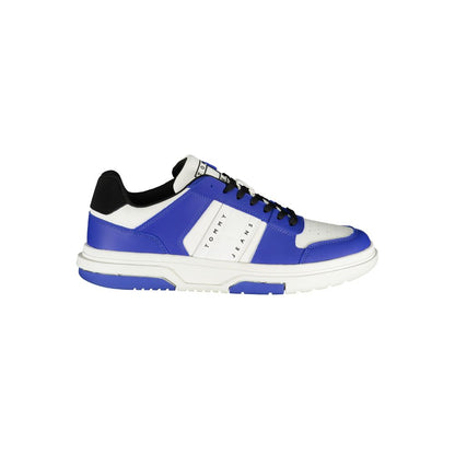 Blue Polyethylene Men Sneaker-Tommy Hilfiger-LabelTerrace.com