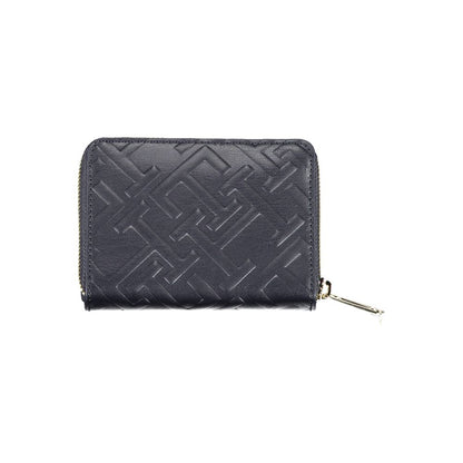Blue Polyethylene Women Wallet-Tommy Hilfiger-LabelTerrace.com