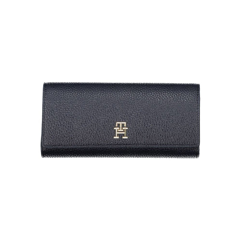 Blue Polyethylene Women Wallet-Tommy Hilfiger-LabelTerrace.com