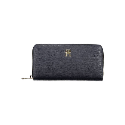 Blue Polyethylene Women Wallet-Tommy Hilfiger-LabelTerrace.com